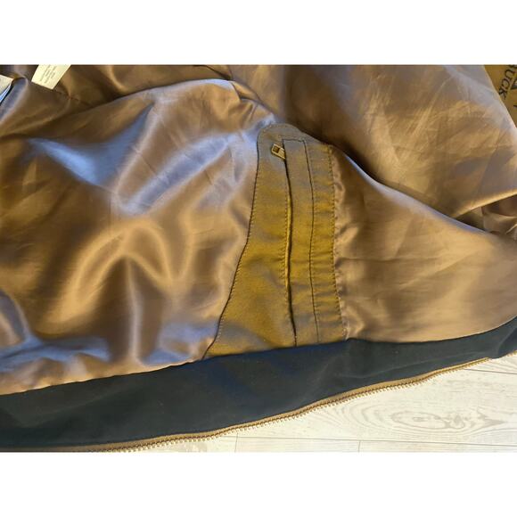 Cutter & Buck Men’s Brown Full Zip Jacket Size M Classic Bomber Style - Picture 5 of 11